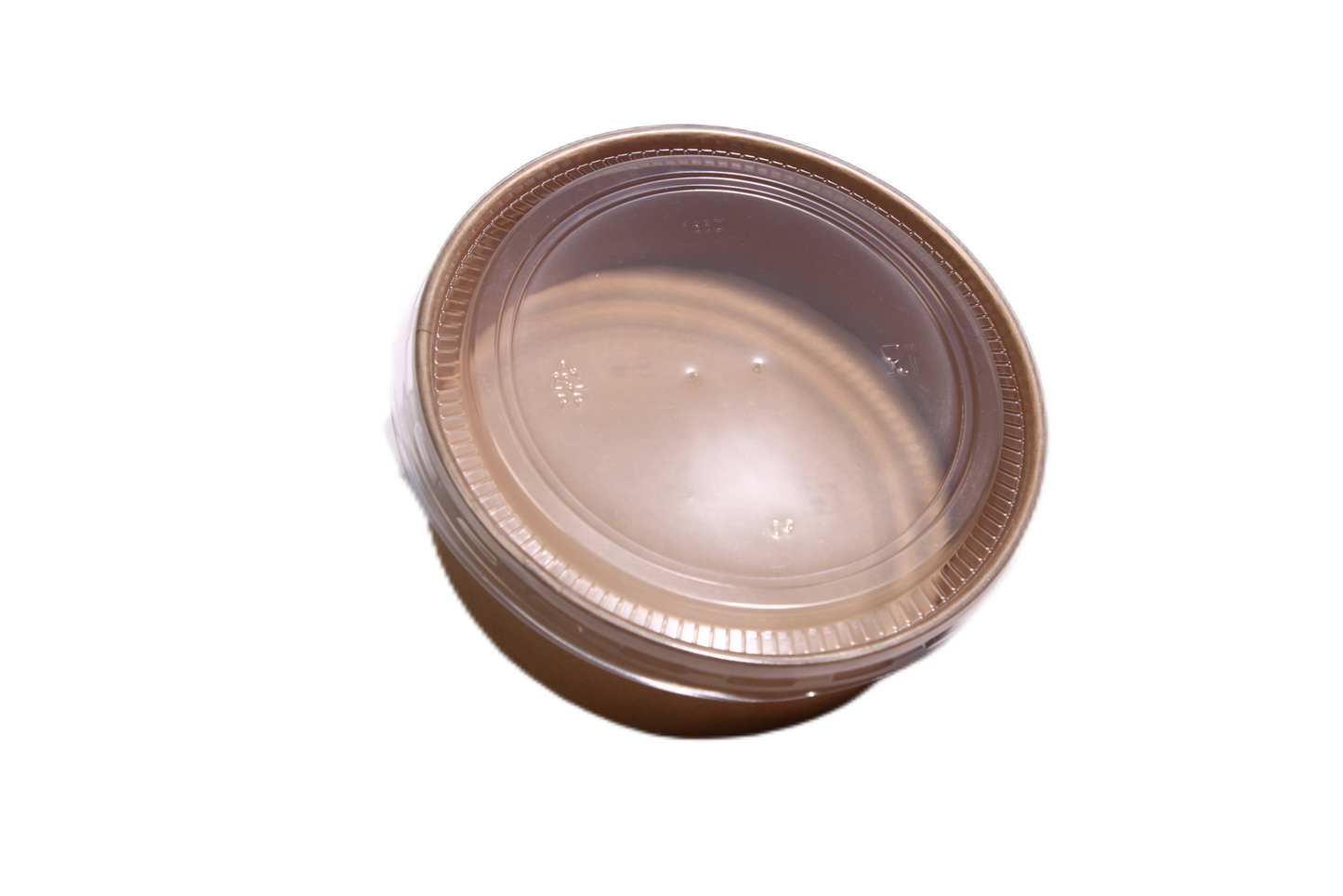 Kraftpapier Salatschale 1300 ml mit PP-Deckel | 210 Stück/Karton