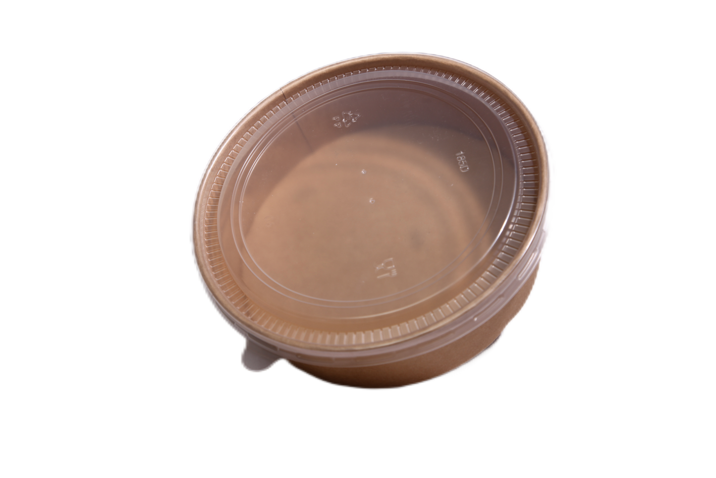 Kraftpapier Salatschale 1100 ml mit PP-Deckel | 270 Stück/Karton