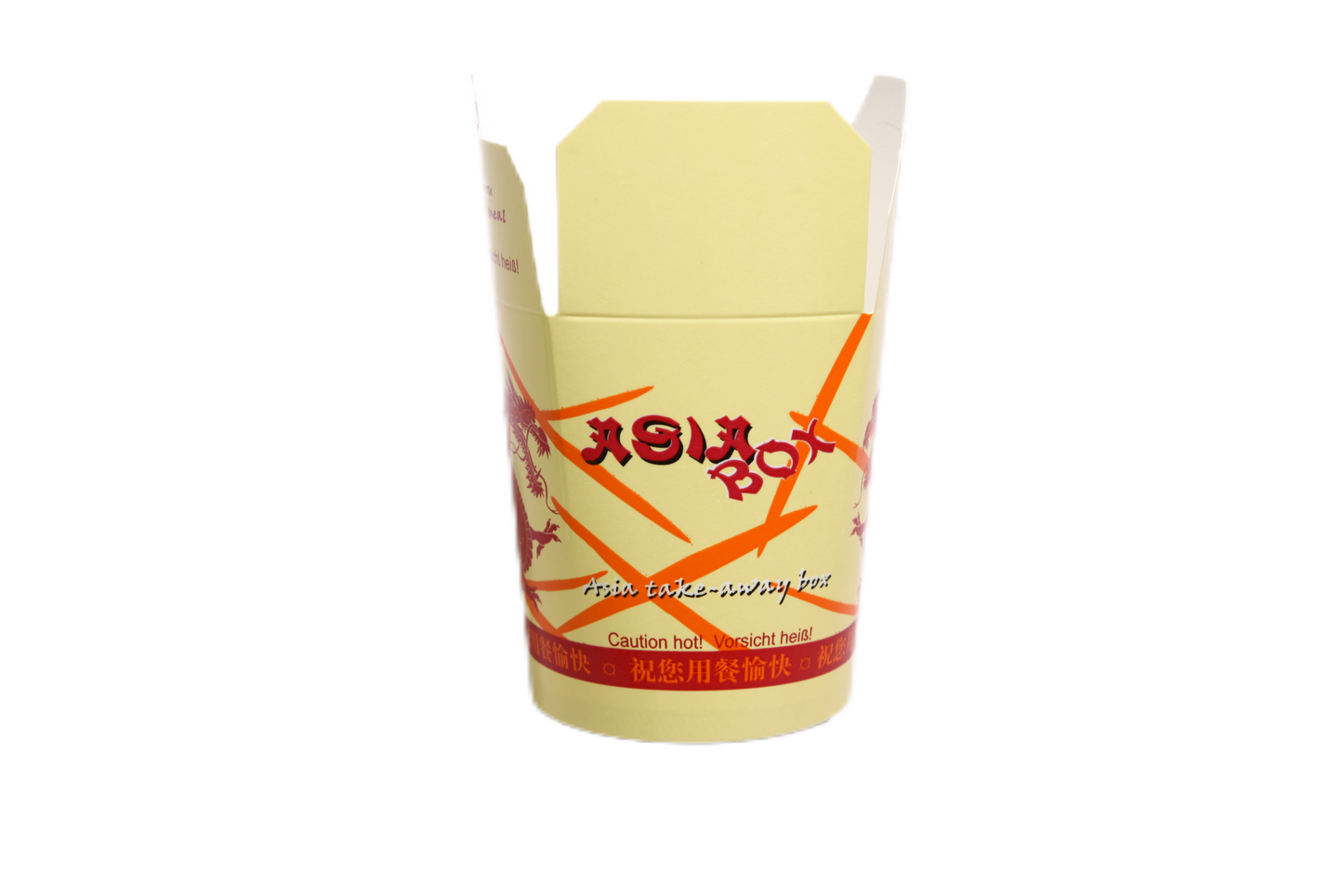 Drachen Box 24oz (710 ml) – Foodbox To-Go mit Drachenmotiv | 500 Stück/Karton