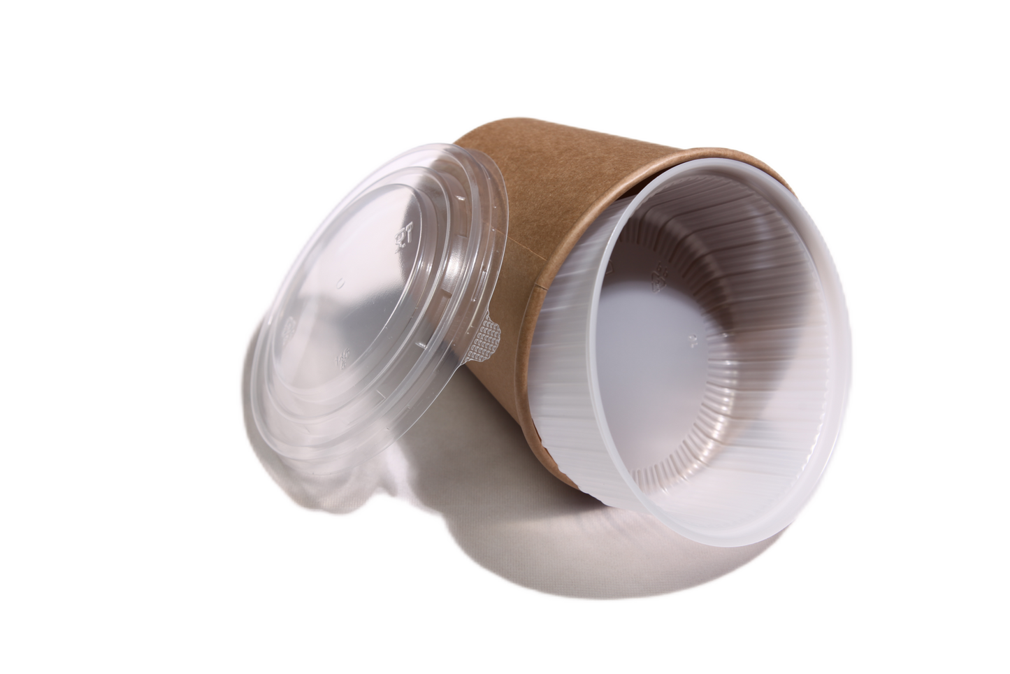 Kraftpapier Suppenschale 45oz (1330 ml) mit Einsatzschale & PP-Deckel | 150 Stück/Karton